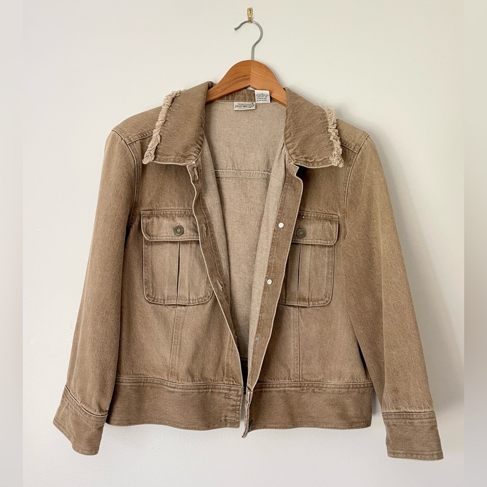 Vintage Tan Jean Jacket